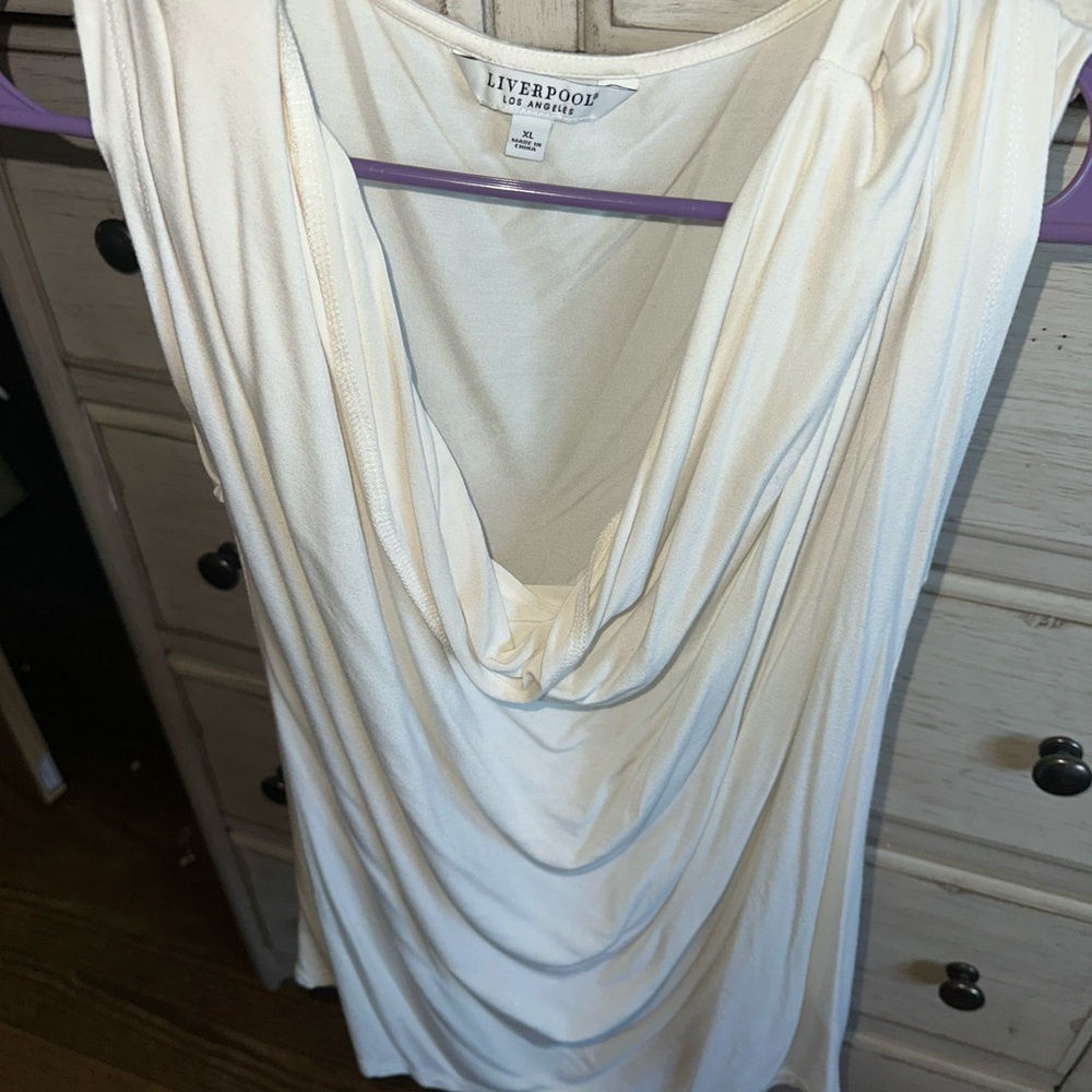 Liverpool Los Angeles Cream Top